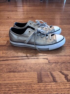 Converse Metallic Low Top Sneakers